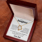 To My Daughter from Dad | Never Forget | Forever Love Heart Necklace