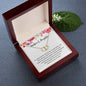 Mother & Daughter Necklace | Their Hearts as One | Everlasting Love necklace