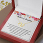 Mother & Daughter Necklace | Their Hearts as One | Everlasting Love necklace
