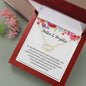 Mother & Daughter Necklace | Their Hearts as One | Everlasting Love necklace