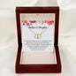 Mother & Daughter Necklace | Their Hearts as One | Everlasting Love necklace