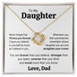 To My Daughter | Never Forget Love Knot Necklace