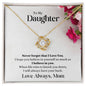 To My Daughter from Mom | Never Forget That I Love You | Love Knot Necklace 💕🎁