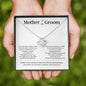 Mother of the Groom gift from Bride | Mother in Law necklace gift | Love Knot necklace with poem card