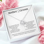 Mother of the Groom gift from Bride | Mother in Law necklace gift | Love Knot necklace with poem card