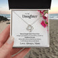 To My Daughter from Mom | Never Forget That I Love You | Love Knot Necklace 💕🎁