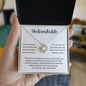 You, My Dear, Are Unbreakable | Love Knot Necklace š