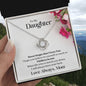 To My Daughter from Mom | Never Forget That I Love You | Love Knot Necklace 💕🎁