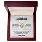 To My Daughter | Never Forget Love Knot Necklace