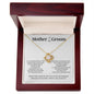 Mother of the Groom gift from Bride | Mother in Law necklace gift | Love Knot necklace with poem card
