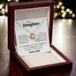 To My Daughter from Dad | I'll Love You Forever | Love Knot Necklace with poem card ❤️