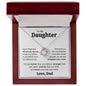 To My Daughter | Never Forget Love Knot Necklace