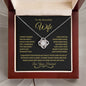 To My Beautiful Wife | Love Knot Necklace ✨ BG