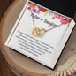 Mother & Daughter Necklace | Their Hearts as One | Interlocking Hearts necklace š