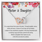 Mother & Daughter Necklace | Their Hearts as One | Interlocking Hearts necklace š
