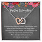 Mother & Daughter Necklace | Their Hearts as One | Interlocking Hearts necklace šš