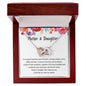 Mother & Daughter Necklace | Their Hearts as One | Interlocking Hearts necklace š