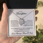 To Our Daughter from Mom & Dad | Never Forget We'll Love You Forever | Forever Love Necklace with poem card ππ