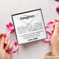To My Daughter from Dad | Never Forget | Forever Love Heart Necklace