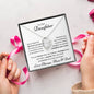 To Our Daughter from Mom & Dad | Never Forget We'll Love You Forever | Forever Love Necklace with poem card ππ