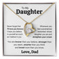 To My Daughter from Dad | Never Forget | Forever Love Heart Necklace