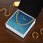 To My Son from Dad | I Pray You Always Be Safe | Cuban Link Chain