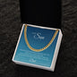 To My Son from Dad | I Pray You Always Be Safe | Cuban Link Chain