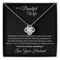 To My Beautiful Wife | You Are The Best Thing 💞 | Love Knot Necklace