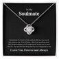 To My Soulmate | You are the best thing 💞 |🎁 Love Knot Necklace