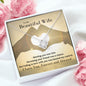 To My Beautiful Wife | Meeting You 💓| Interlocking Hearts Necklace