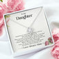 To My Daughter From Mom | Love and Light | Love Knot Necklace
