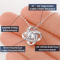 To My Beautiful Wife | Meeting You 💓| Interlocking Hearts Necklace
