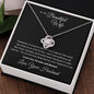 To My Beautiful Wife | You Are The Best Thing 💞 | Love Knot Necklace