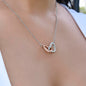 To My Soulmate | Meeting You 💞 | Interlocking Hearts Necklace