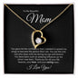 To My Beautiful Mom | Forever Love Necklace ๐