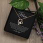 To My Beautiful Mom | Forever Love Necklace ๐