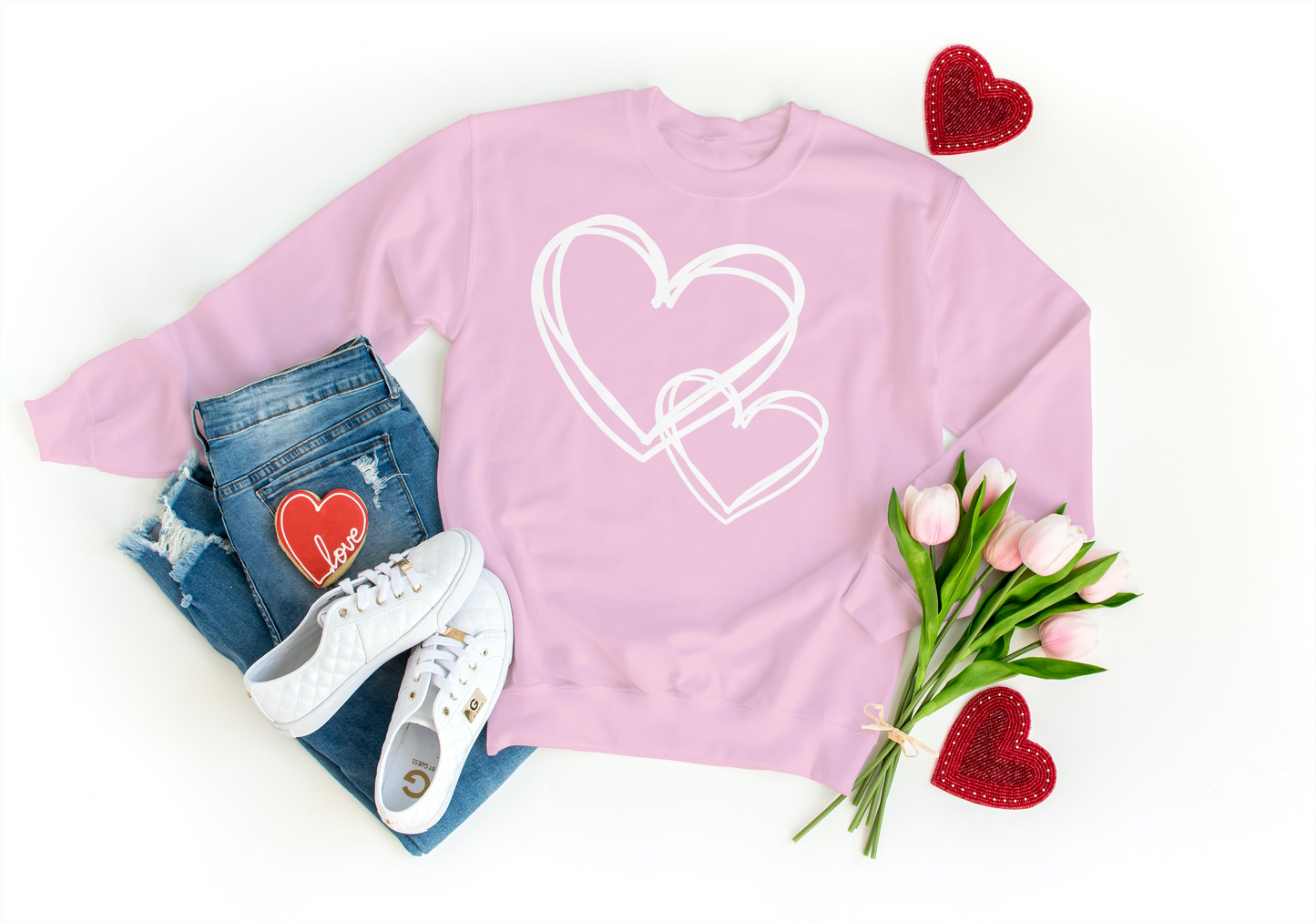 Two Hearts Sweatshirt 💕