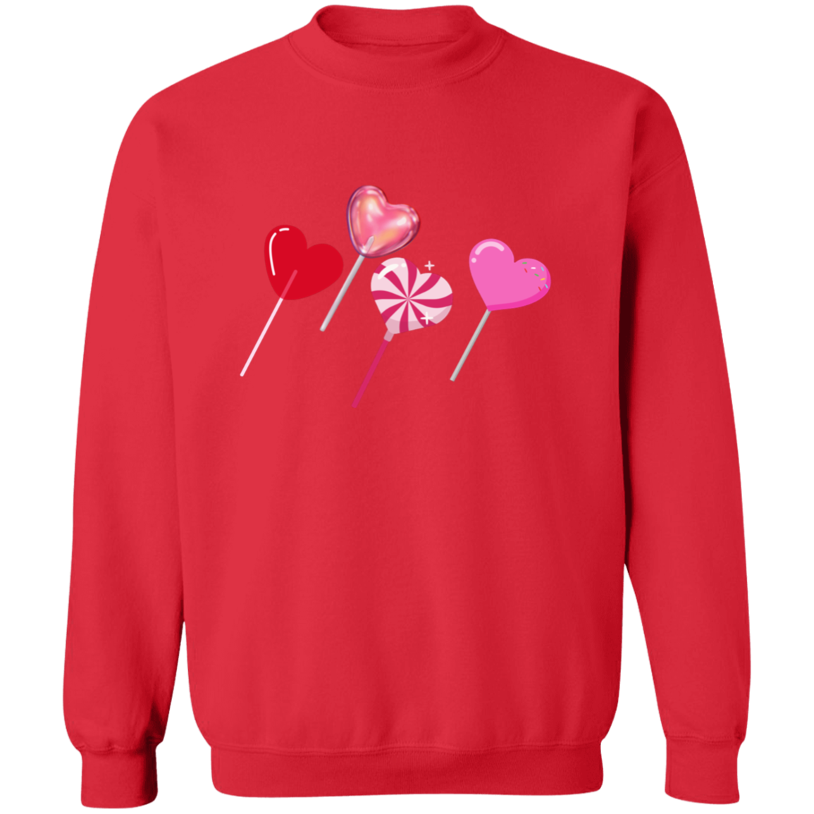 Candy Heart Sweatshirt 💕 Heart Sucker Sweatshirt for Valentines