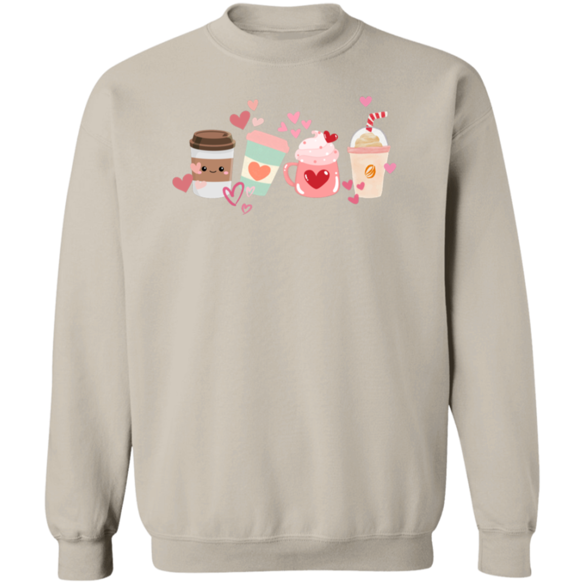 Valentines Coffee Lover Sweatshirt 🍵🩷