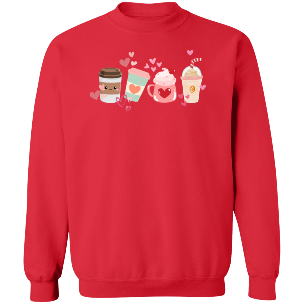 Valentines Coffee Lover Sweatshirt 🍵🩷