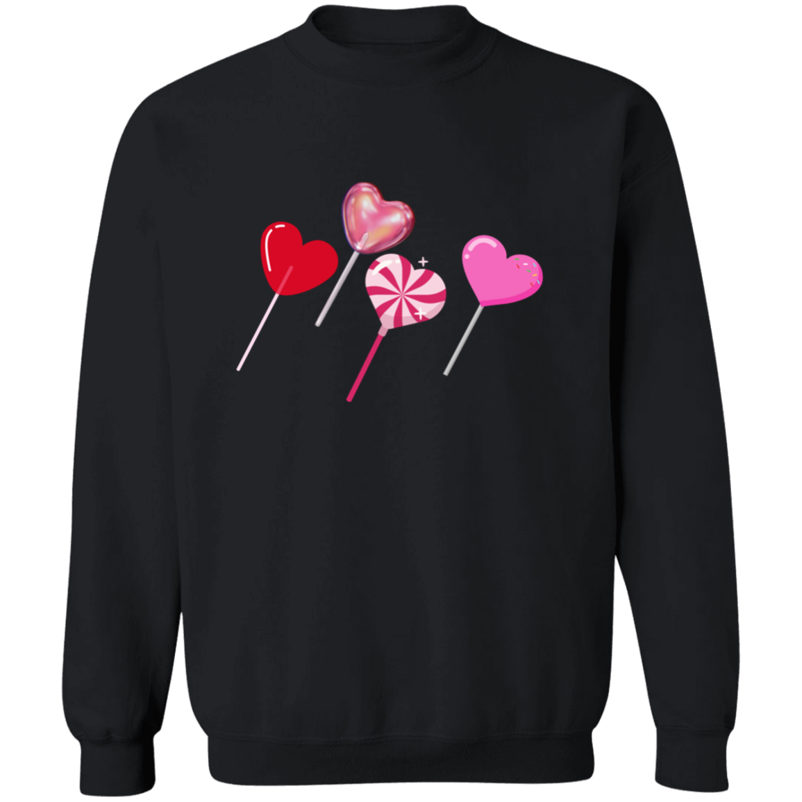 Candy Heart Sweatshirt 💕 Heart Sucker Sweatshirt for Valentines