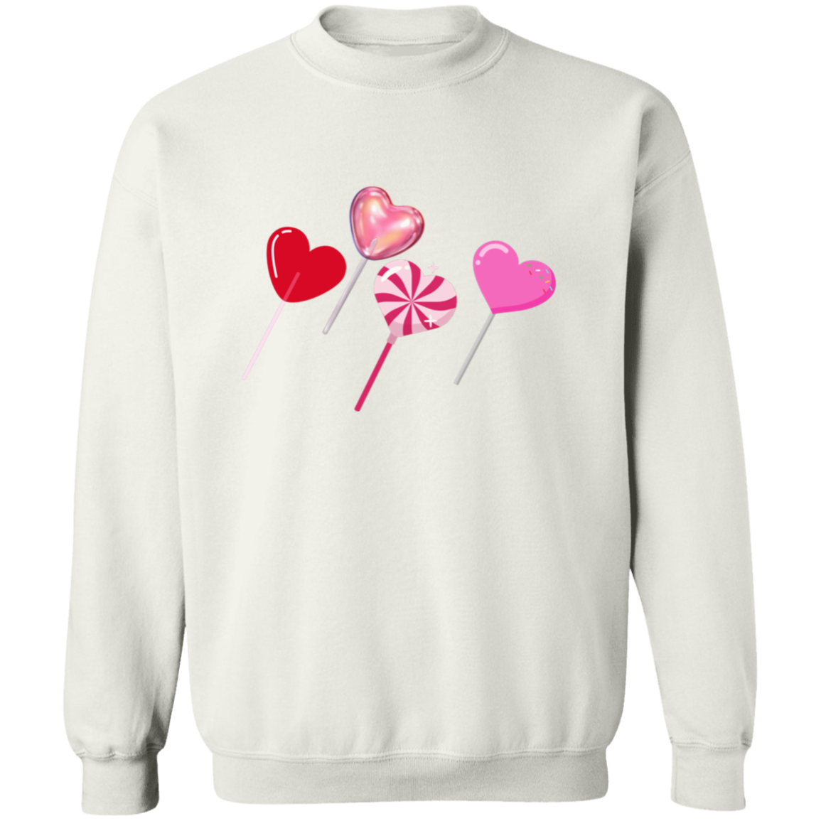 Candy Heart Sweatshirt 💕 Heart Sucker Sweatshirt for Valentines