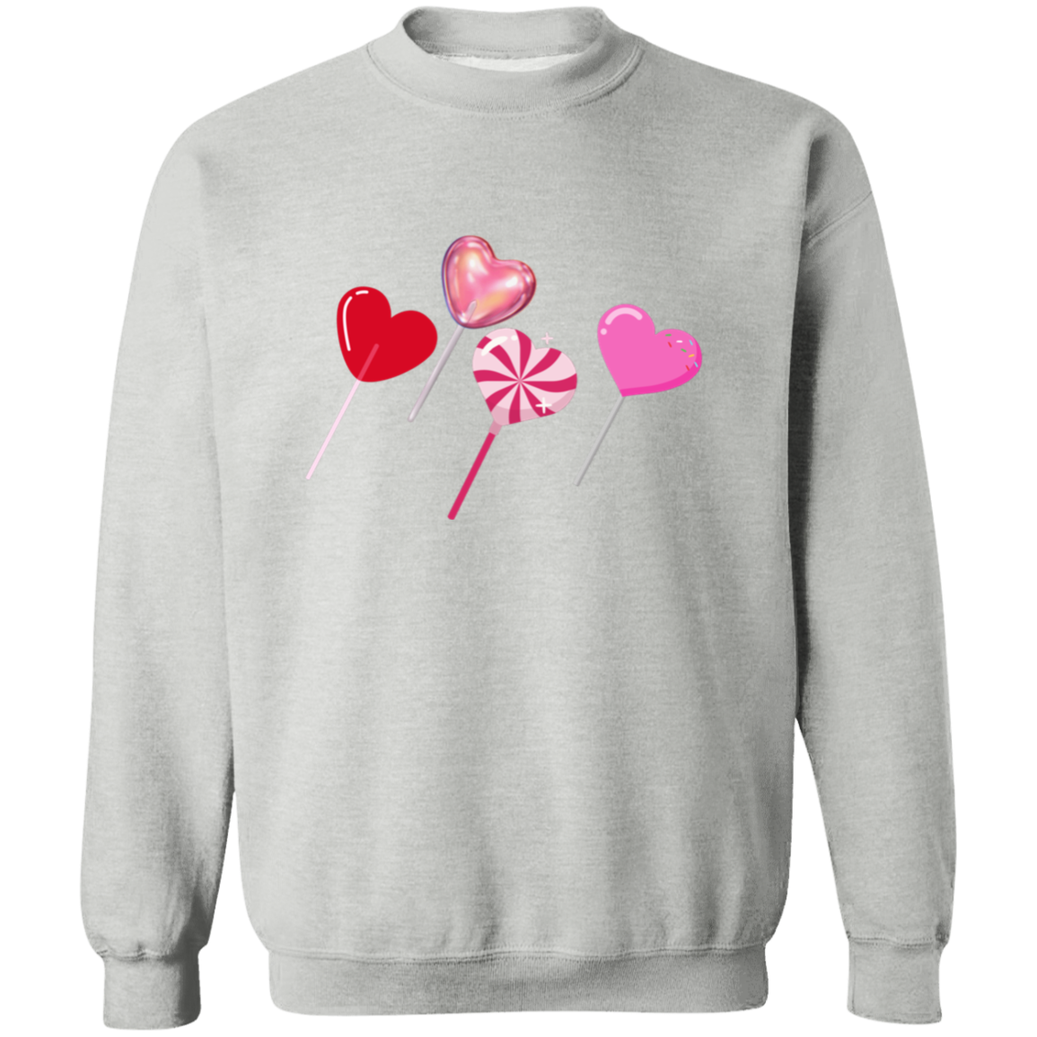 Candy Heart Sweatshirt 💕 Heart Sucker Sweatshirt for Valentines