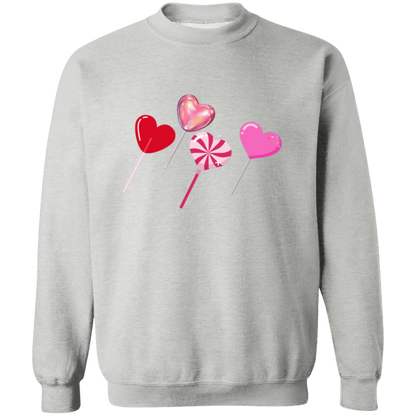 Candy Heart Sweatshirt 💕 Heart Sucker Sweatshirt for Valentines