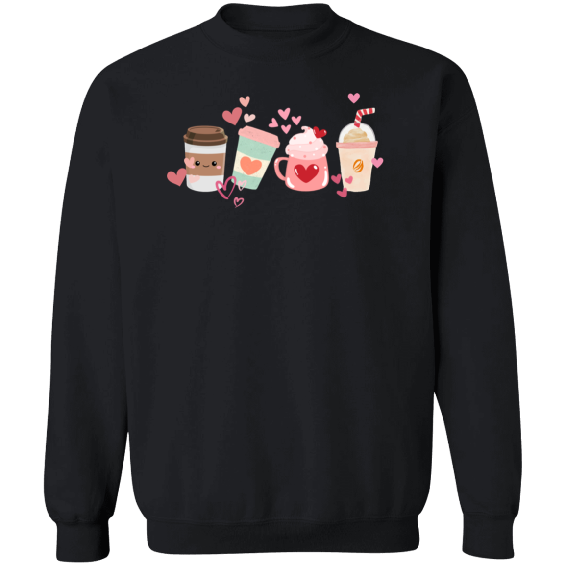 Valentines Coffee Lover Sweatshirt 🍵🩷