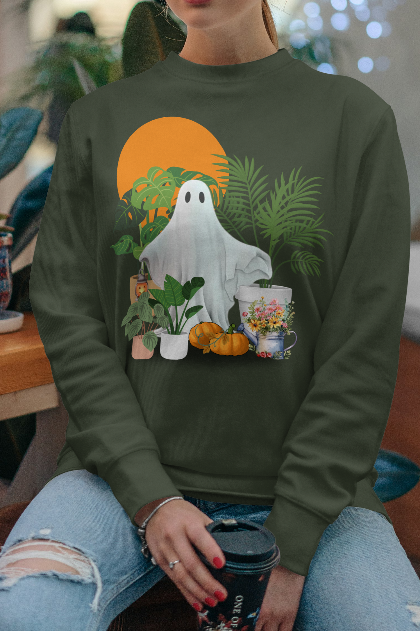 Funny Plant Ghost T Shirt | Sweatshirt | Pullover Hoodie