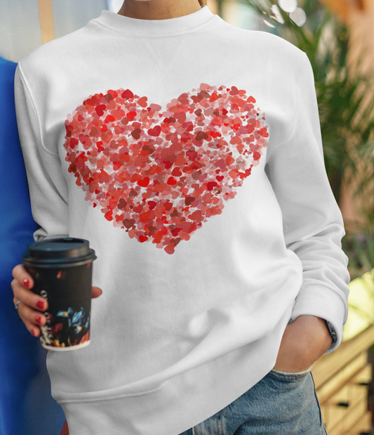 Big Heart Pullover Sweatshirt