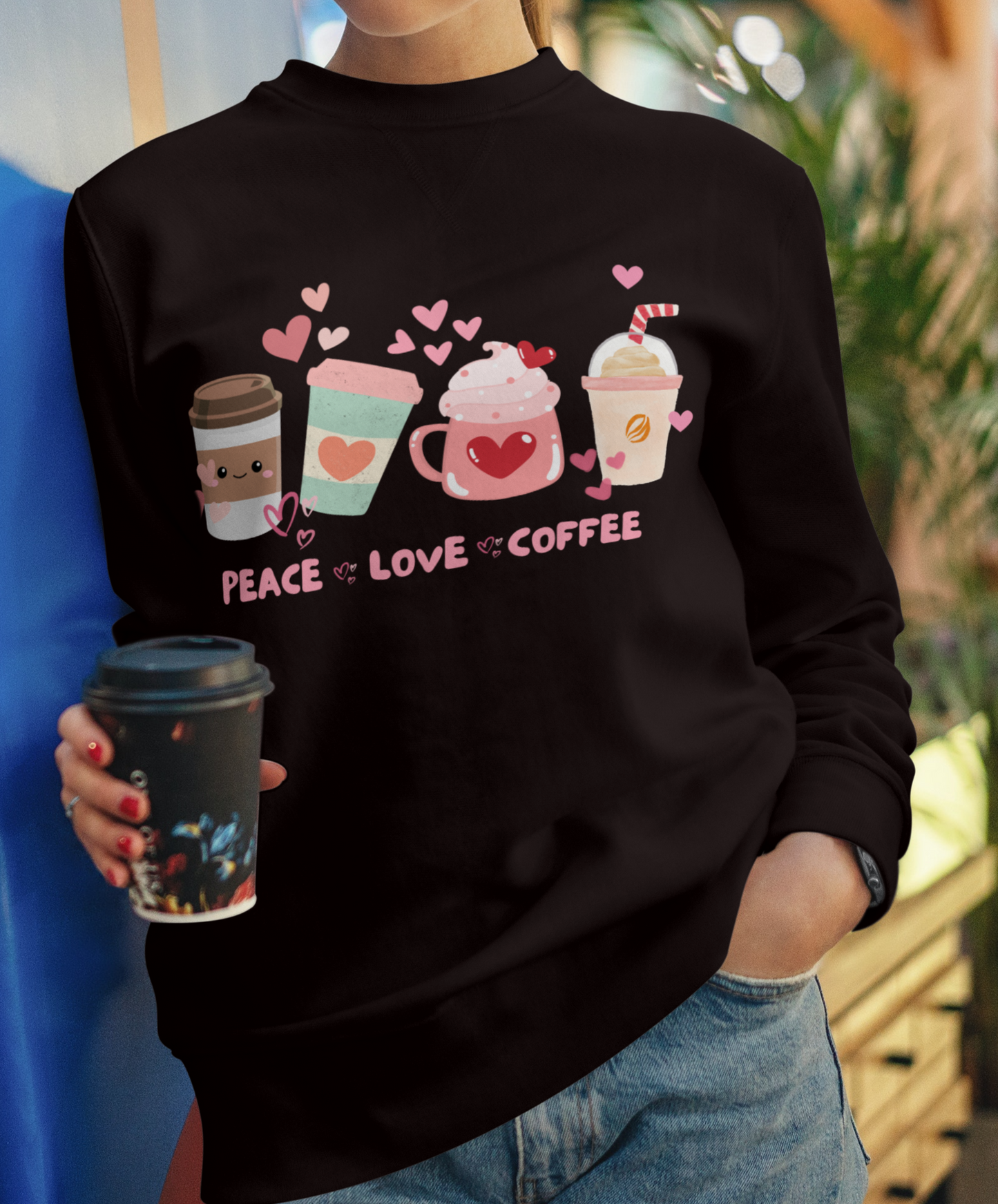 Coffee Lover Pullover Sweatshirt 😊