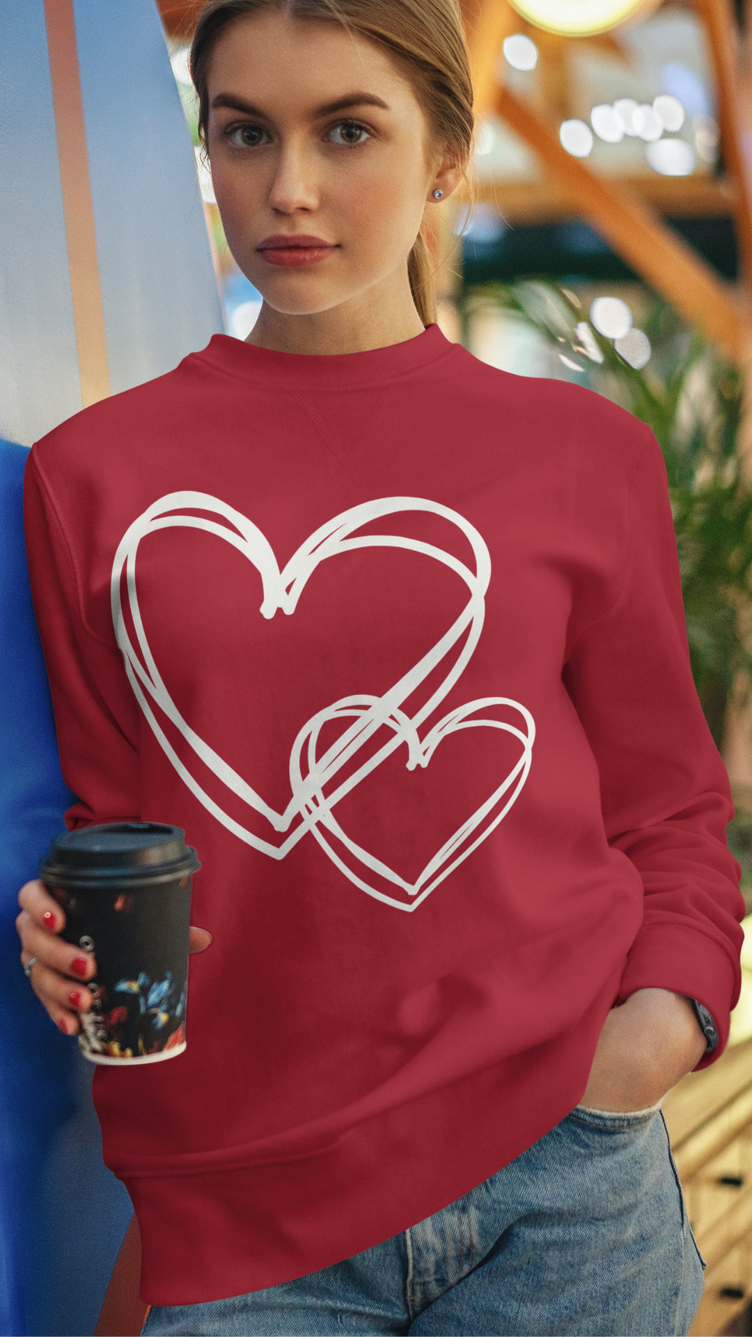 Two Hearts Sweatshirt 💕