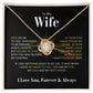 To My Wife | Love Knot Necklace 💫 BWG